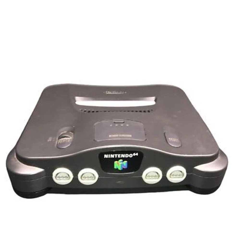 Nintendo 64 N64 Console System Black w Controller Chords TESTED
